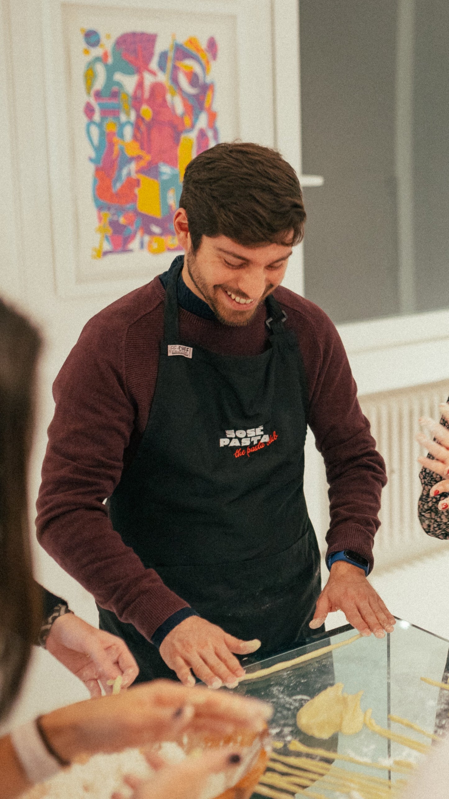 Clase de pasta en Cartagena