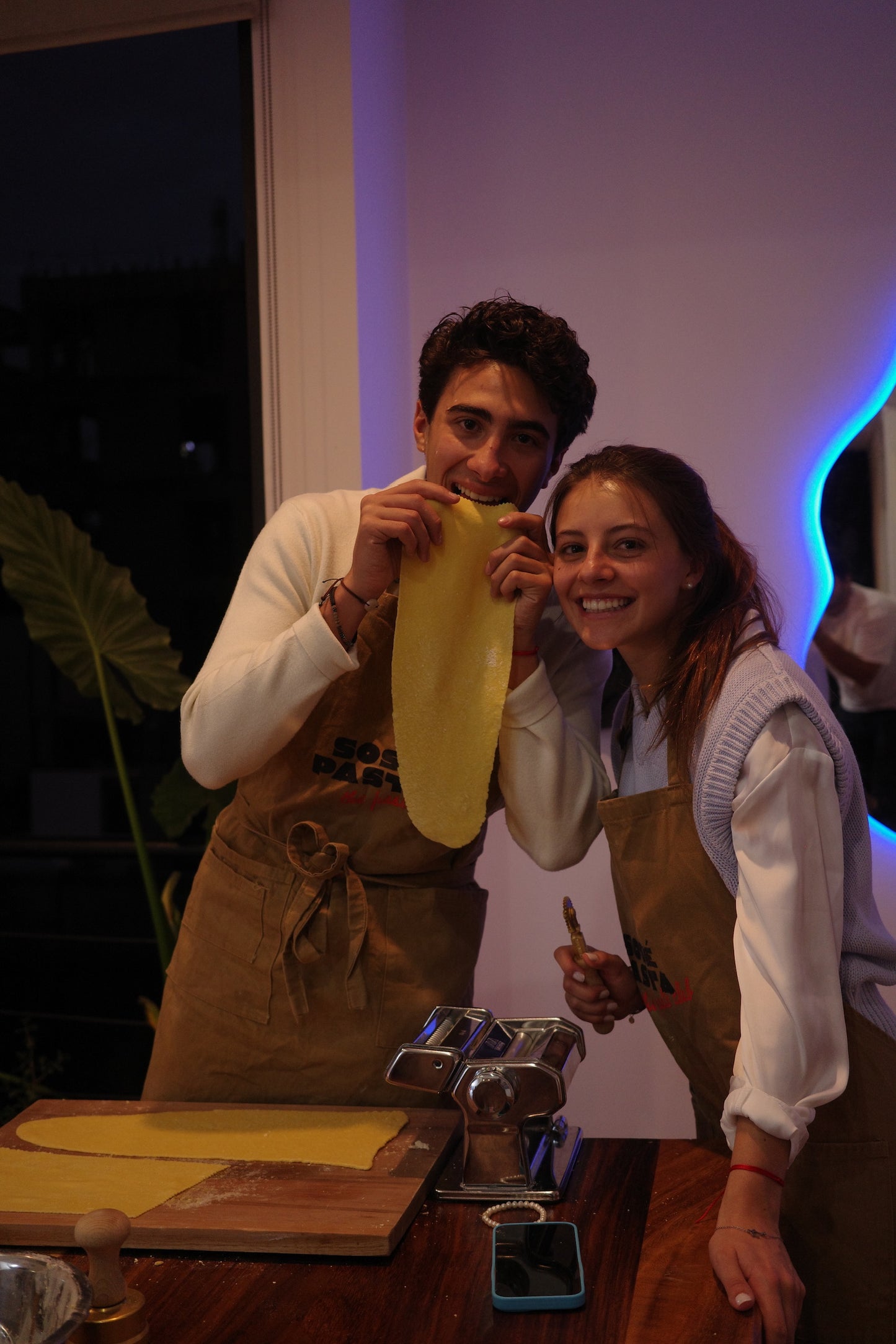 Clase de pasta en Cartagena