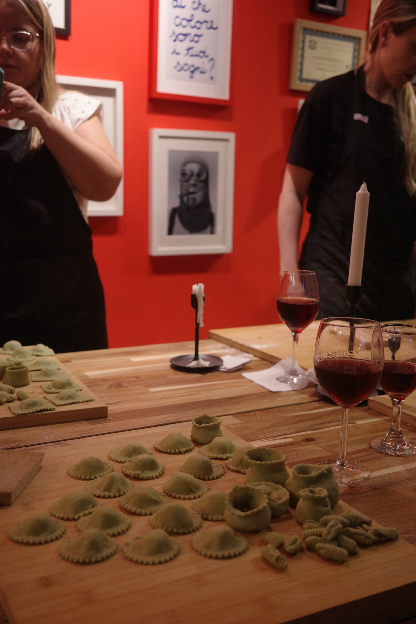 Taller de pasta Italiana+ Cena en Bogotá 🍷🍝